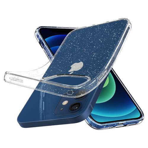 Силиконовый чехол Spigen Liquid Crystal Glitter для iPhone 12