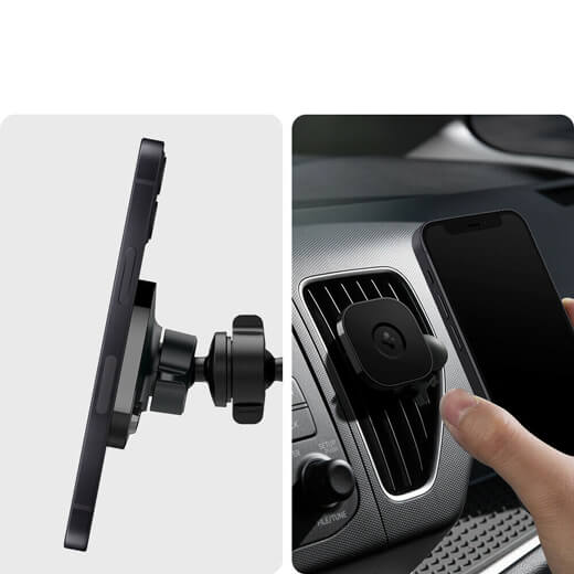 Магнитный автодержатель Spigen OneTap Magnetic Car Air Vent Mount для iPhone 14 | 13 | 12
