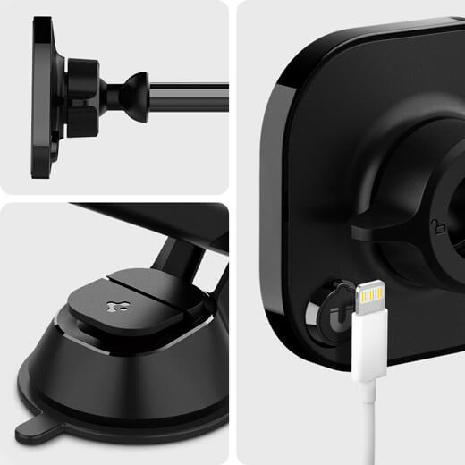 Магнитный автодержатель Spigen OneTap Magnetic Car Mount для iPhone 14 | 13 | 12