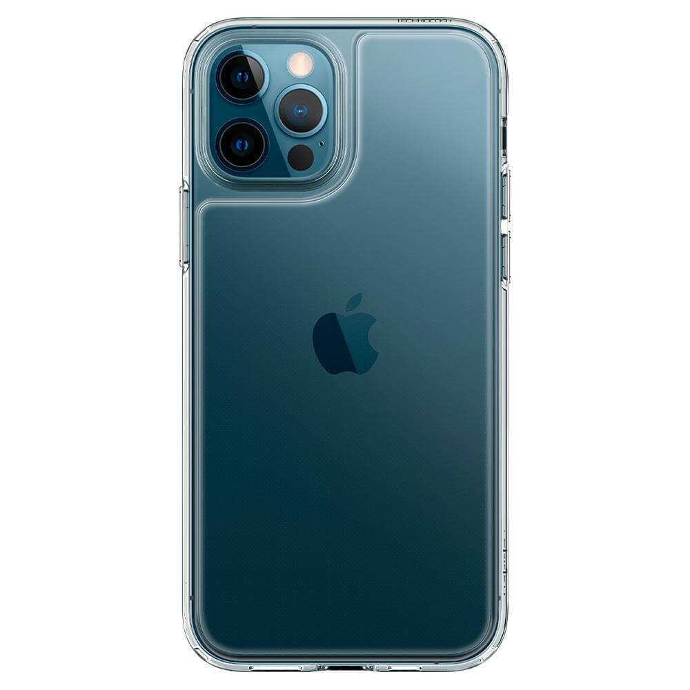Стеклянный чехол Spigen Quartz Hybrid для iPhone 12 Pro Max