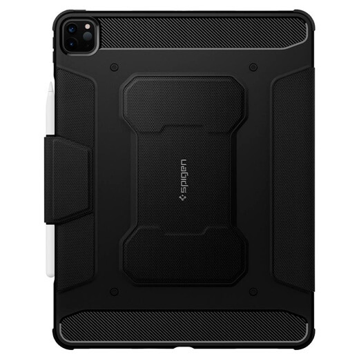 Противоударный чехол-подставка Spigen Rugged Armor Pro Black для iPad Pro 11" (2020/2018)