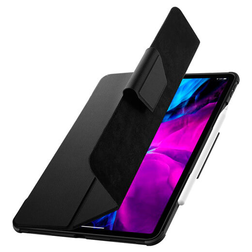 Противоударный чехол-подставка Spigen Rugged Armor Pro Black для iPad Pro 11" (2020/2018)