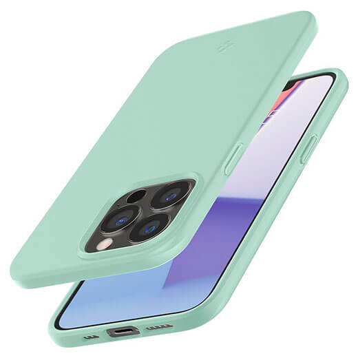 Ціна силіконового чохла-накладки Spigen Thin Fit Apple Mint для iPhone 13 Pro Max