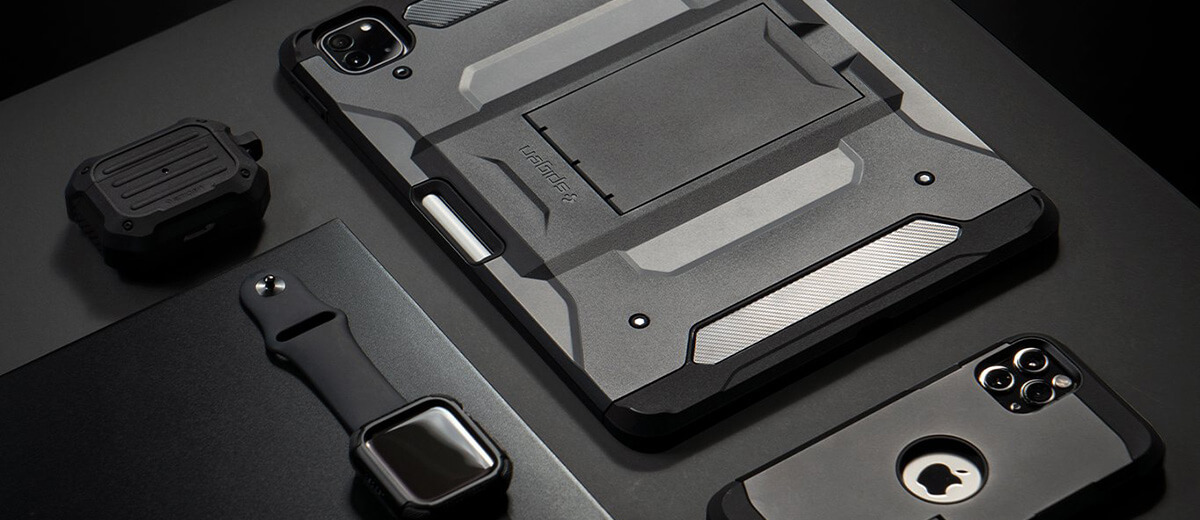 Чехол-подставка Spigen Tough Armor Pro для iPad Pro 11