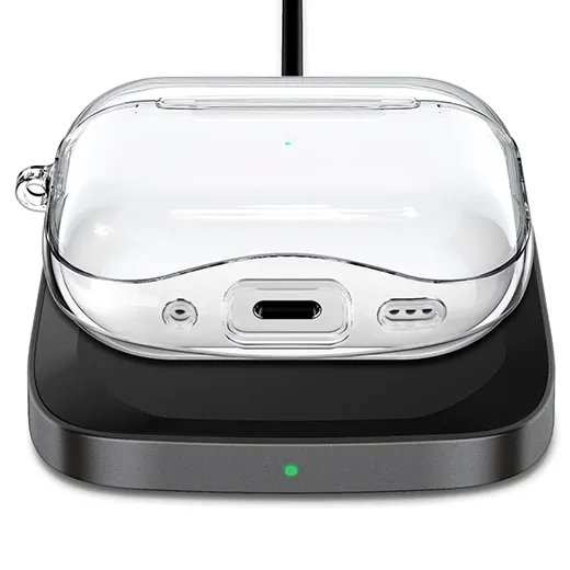 Чехол с карабином Spigen Ultra Hybrid Crystal Clear для AirPods Pro 2 особенности