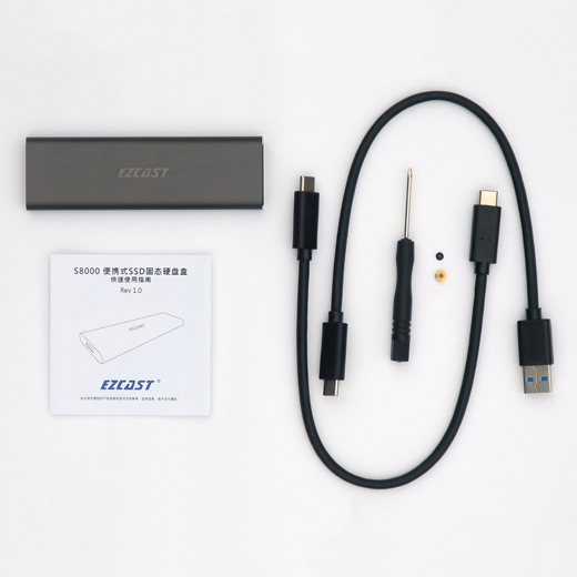 Зовнішній корпус EZCast S8000 для SSD M.2 накопичувача
