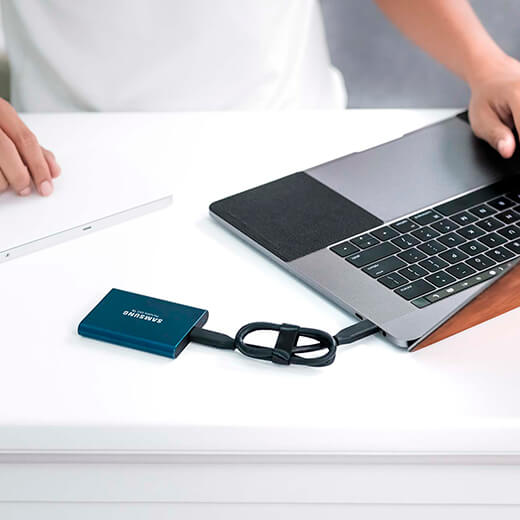 Внешний портативный SSD диск Samsung T5 500GB купить