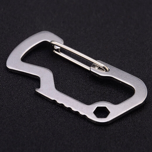 Тактический карабин из нержавеющей стали Steel D-Shape Carabiner купить Украина