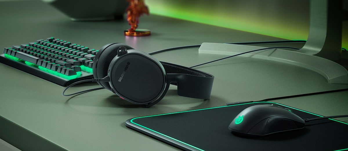 Дротова ігрова комп'ютерна гарнітура SteelSeries Arctis 3