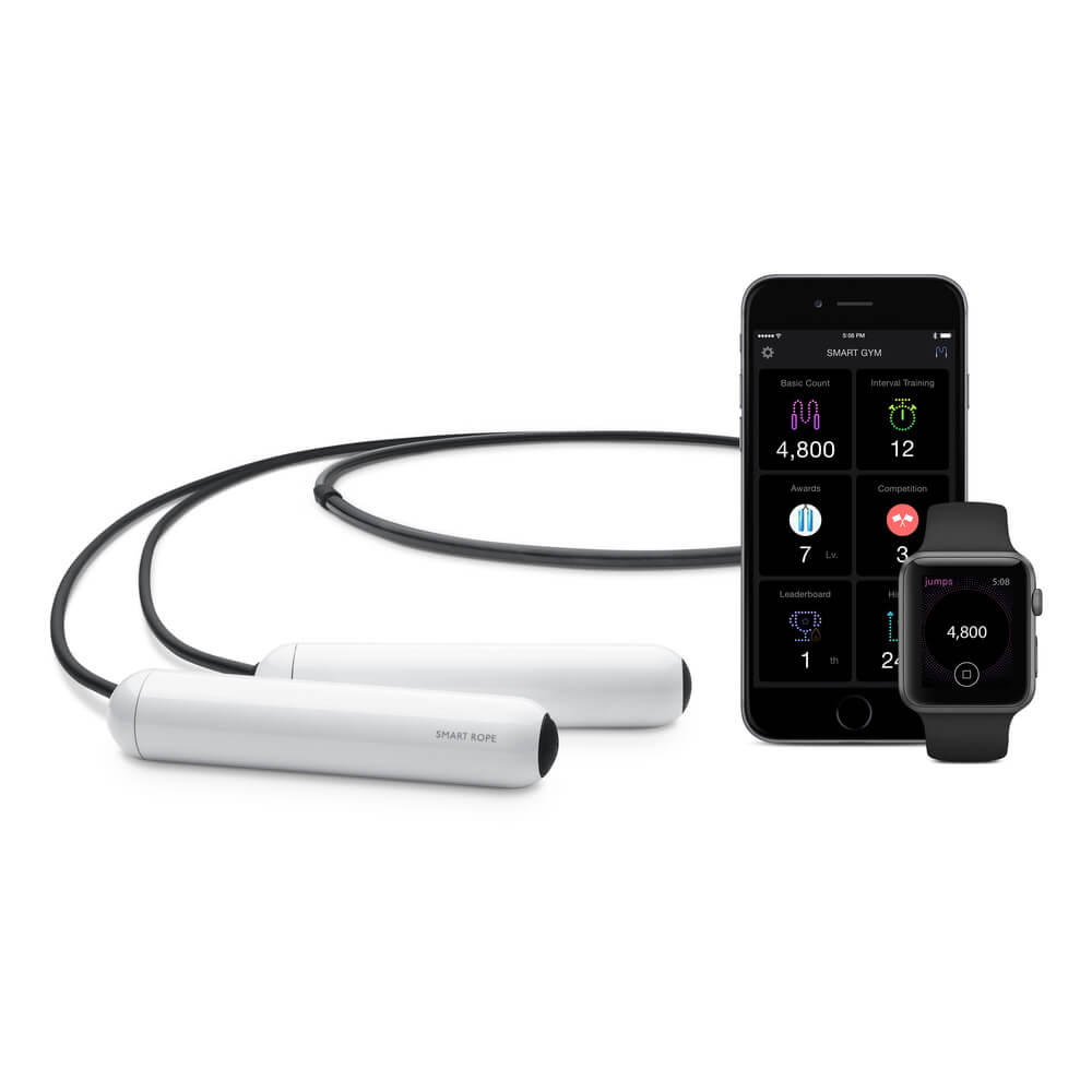Умная скакалка Tangram Factory Smart Rope LED Jump Rope Medium White