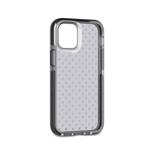 Чорний силіконовий чохол Tech21 Evo Check для iPhone 12 mini