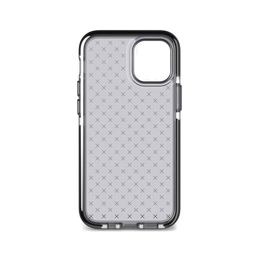 Чорний силіконовий чохол Tech21 Evo Check для iPhone 12 mini