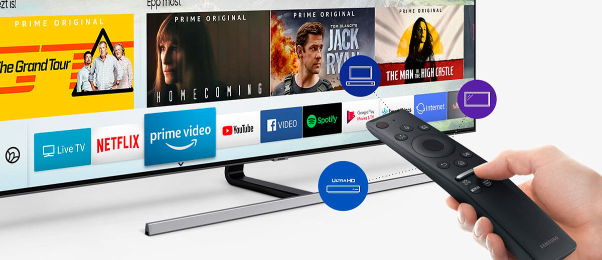 Телевизор Samsung 55" Q80R 4K Smart QLED TV 2019