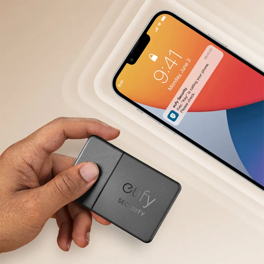 Трекер для поиска вещей, водонепроницаемый, поддерживает Apple Find My | iLoungeMax Eufy Security SmartTrack