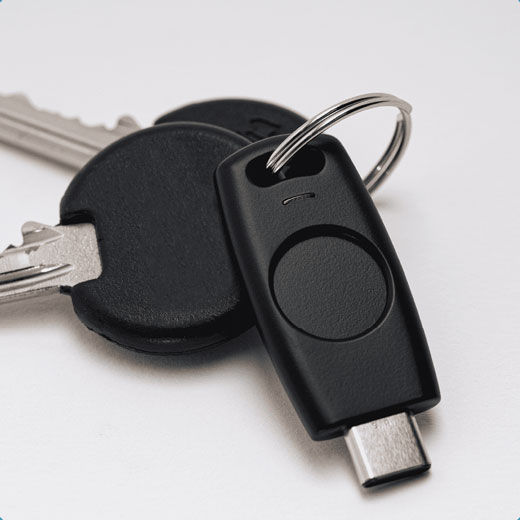 Электронный защитный FIDO ключ TrustKey G320H USB-C FIDO2 Biometric Security Key