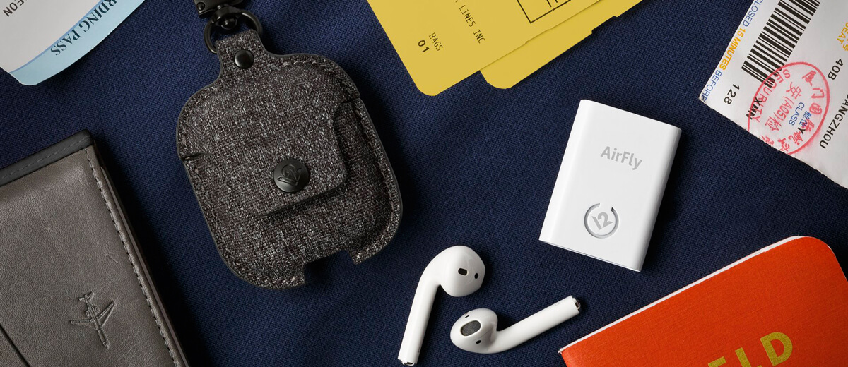 Тканевый чехол Twelve South AirSnap для AirPods 1/2