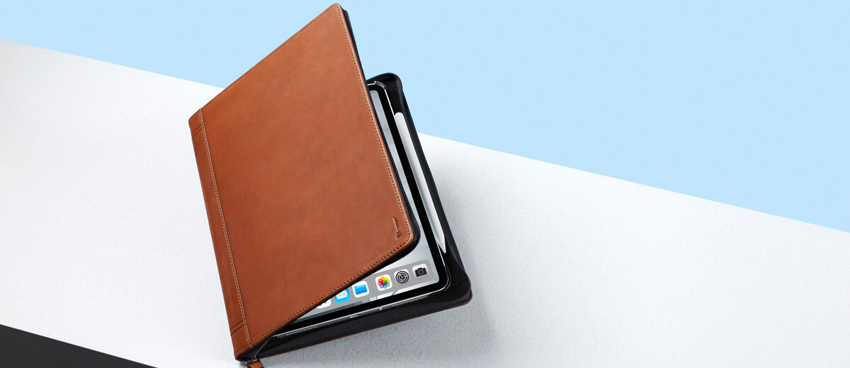 Кожаный чехол-книжка Twelve South Journal Cognac для iPad Pro 11" (2018)