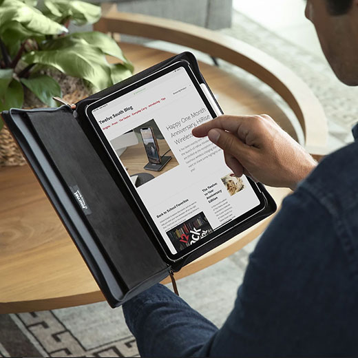 Кожаный чехол-книжка Twelve South Journal Cognac для iPad Pro 12.9"