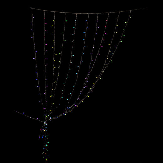 Умная светодиодная гирлянда Twinkly Curtain RGBW-210 (1.45 м на 2.1 м)