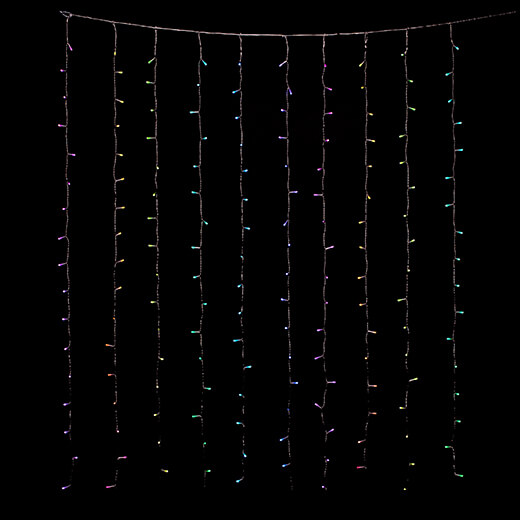 Умная светодиодная гирлянда Twinkly Curtain RGBW-210 (1.45 м на 2.1 м)