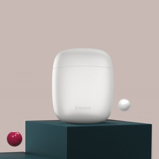 практичність Бездротових Навушників TWS Bluetooth Baseus Encok W04 White