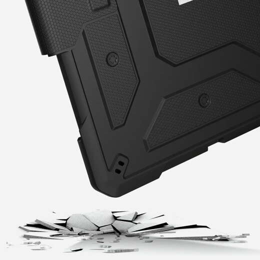 Захист MIL-SPEC з протиударним чохлом-книжкою UAG Metropolis Black для iPad Pro 12.9 "M1 (+2021)