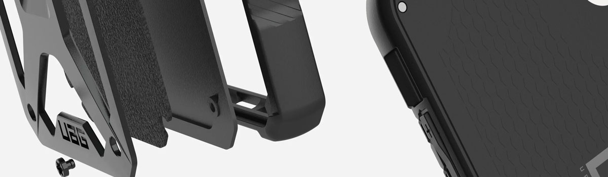Противоударный чехол UAG Monarch Carbon Fiber для iPhone 13 mini забезпечує захист при падіннях до 6 метрів