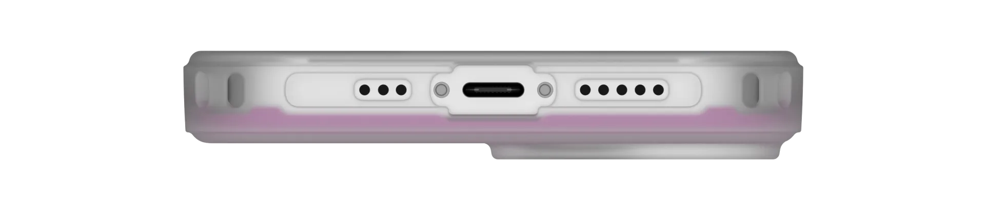 Противоударный чехол UAG [U] Lucent 2.0 for MagSafe Series Black для iPhone 14 | 13