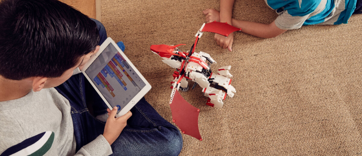 Умный программируемый робот-конструктор Ubtech Jimu Robot Mythical Series: FireBot Kit