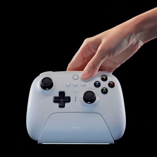 Беспроводной геймпад 8BitDo Ultimate 2 для Windows / Android с TMR джойстиком и эффектом Холла / тактильными триггерами Black