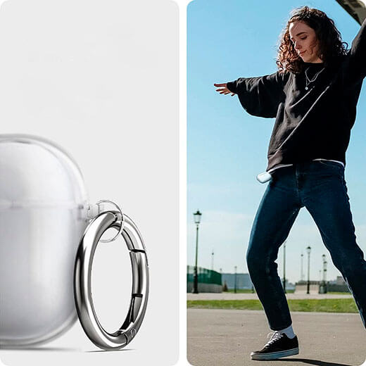 Новинка протиударний чохол Ultra Hybrid Crystal Clear для Apple AirPods 3