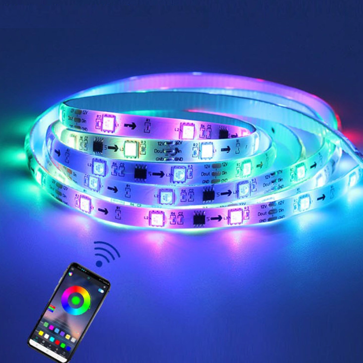 Умная светодиодная RGB/LED лента с поддержкой HomeKit | iLoungeMax Smart LED Strip (5 м)