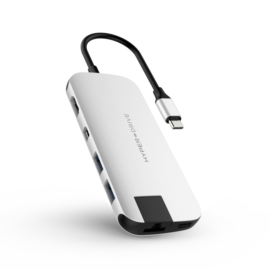 Хаб USB-C для MacBook HyperDrive SLIM 8 в 1
