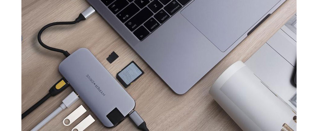 Хаб USB-C для MacBook HyperDrive SLIM 8 в 1