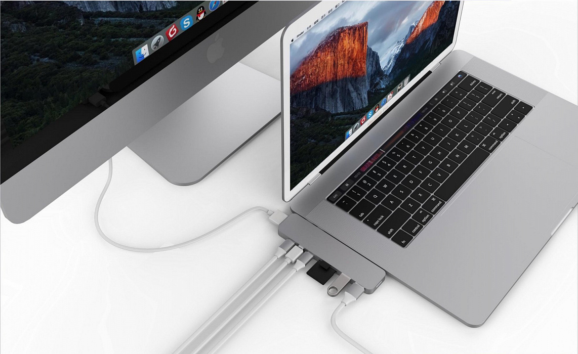 Хаб USB-C для MacBook HyperDrive Pro 8 в 2