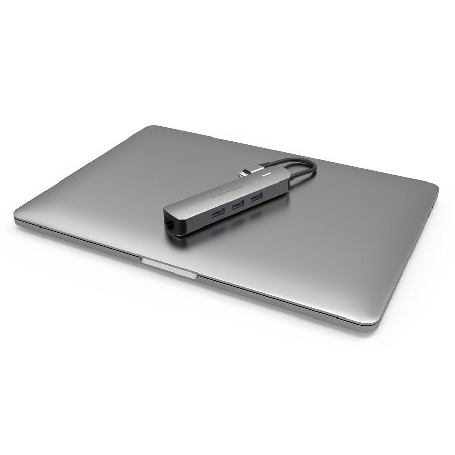 Хаб USB-C для MacBook HyperDrive TUBE 6 в 1