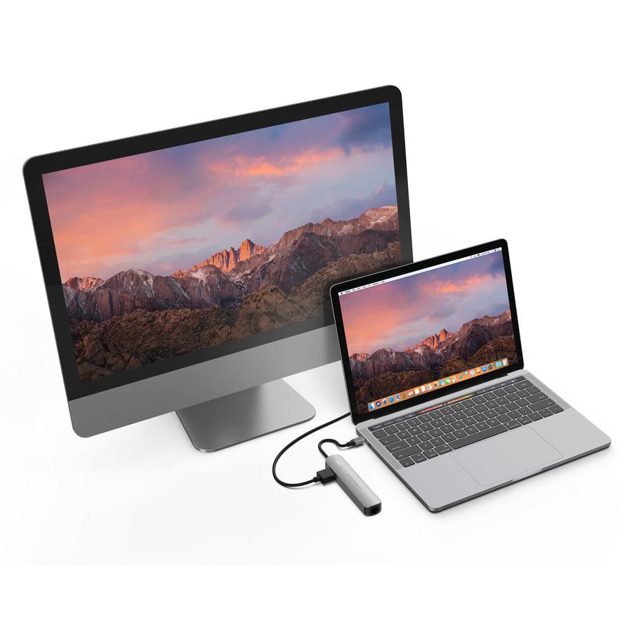 Хаб USB-C для MacBook HyperDrive TUBE 6 в 1