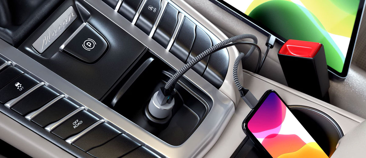 Автомобильное зарядное устройство Satechi 72W Type-C PD Car Charger Silver