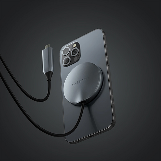 Бездротове зарядний пристрій Satechi USB-C MagSafe Wirelles Charging Cable для iPhone | AirPods
