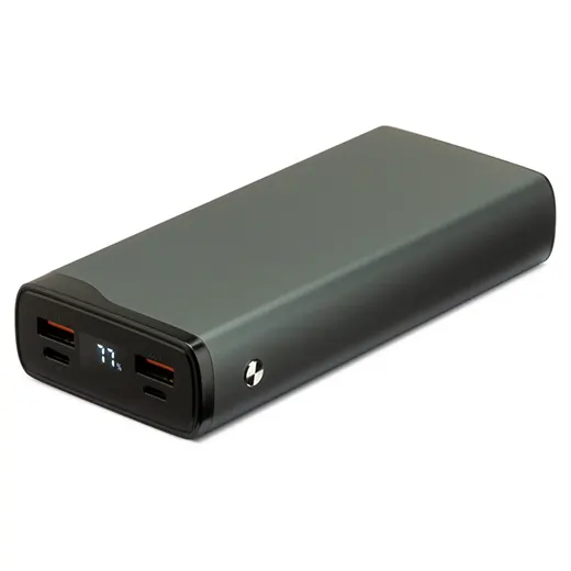 Повербанк Vinga 20000 mAh QC3.0+PD 3 Ports LCD Metal