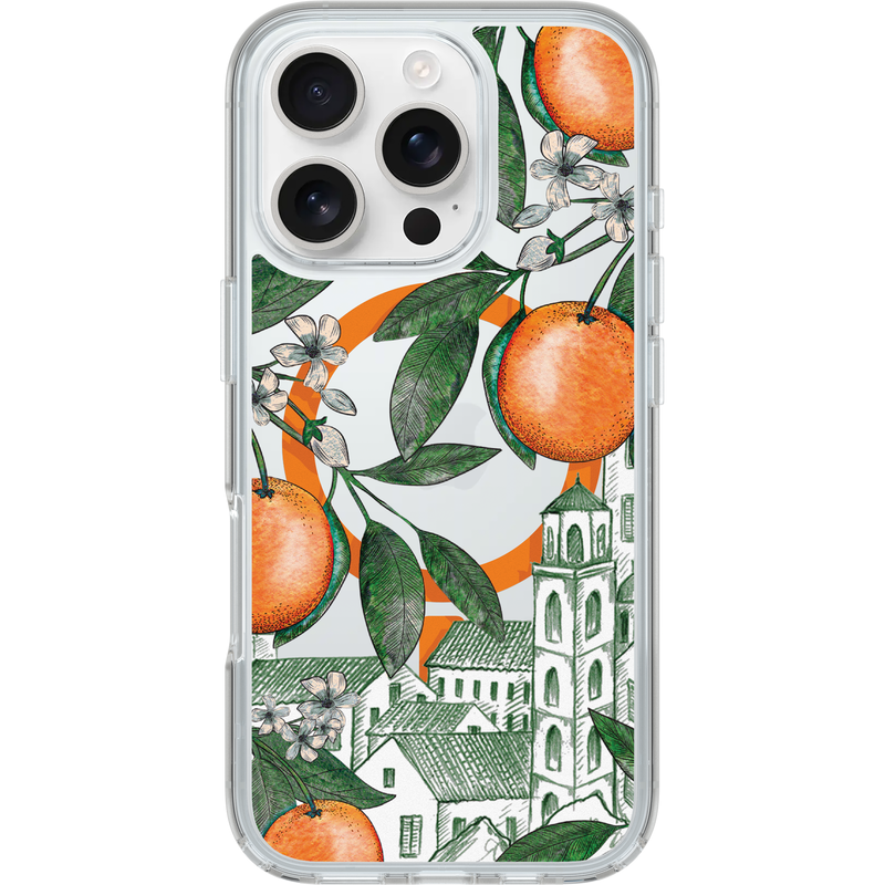 Чехол Otterbox Symmetry Series Clear Vintage Vacation MagSafe Italian Summer для iPhone 16 Pro