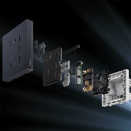 Умная Wi-Fi розетка Aqara Smart Socket H1 USB, ZigBee 3.0 2USB HomeKit