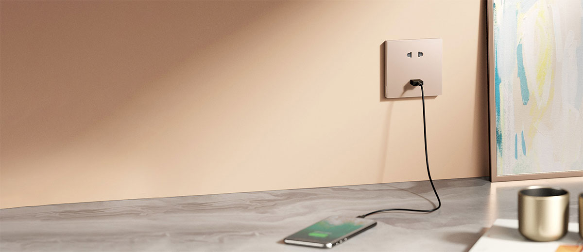 Умная Wi-Fi розетка Aqara Smart USB Wall Outlet H1 (Hub) HomeKit