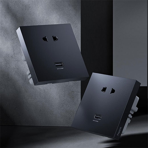 Умная Wi-Fi розетка Aqara Smart USB Wall Outlet H1 (Hub) HomeKit