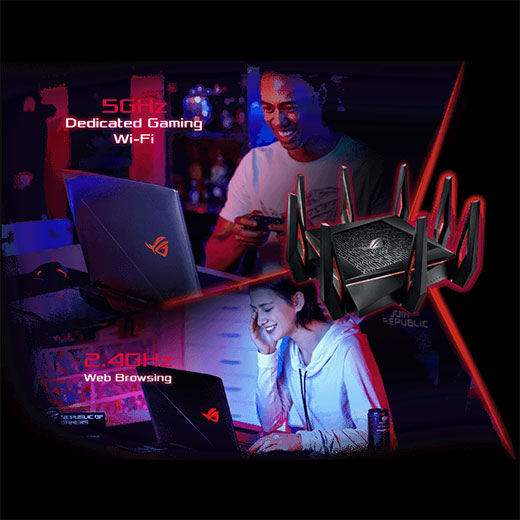 Ігровий Wi-Fi роутер ASUS ROG Rapture GT-AX11000 (Wi-Fi 6)