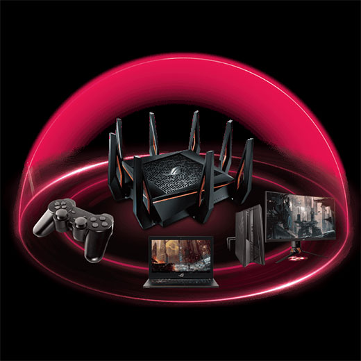 Ігровий Wi-Fi роутер ASUS ROG Rapture GT-AX11000 (Wi-Fi 6)