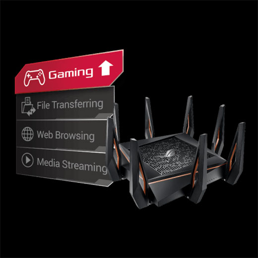 Ігровий Wi-Fi роутер ASUS ROG Rapture GT-AX11000 (Wi-Fi 6)