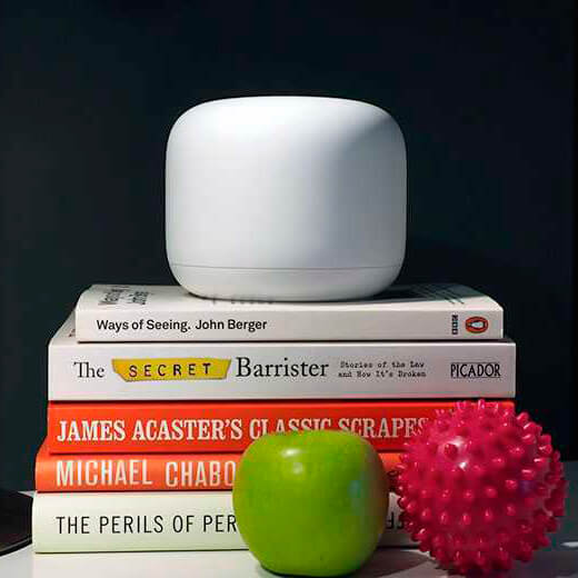 Wi-Fi роутер Google Nest Wifi Router Snow (1-pack) с безопастным шифрованием WPA3