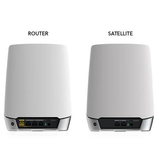 Wi-Fi Mesh система Netgear AX4200 Orbi Tri-Band WiFi 6 (2-pack) порівняти