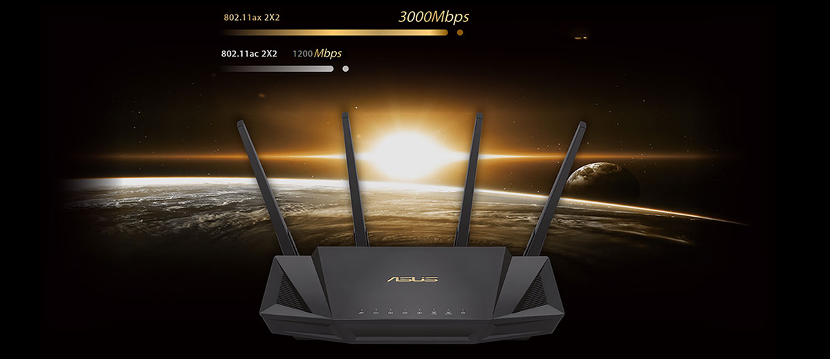 Wi-Fi роутер ASUS RT-AX58U Wi-Fi 6
